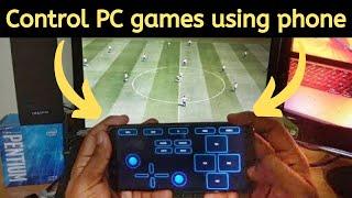 How to control your pc games using phone wirelessly (it's FREE)