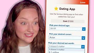 THE CELEBRITY DATING APP IN BITLIFE! *MY CONCEPT*