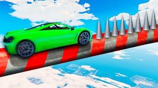 100% IMPOSSIBLE CAR BARREL RACE IN GTA 5!