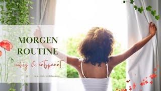 SLOW LIVING Morgenroutine - 3 Dinge für einen entspannten Morgen  ️