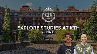 Webinar | Explore studies at KTH