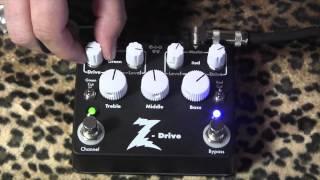 Dr Z Z-Drive Overdrive demo with Antidote head/cab & MJT Strat