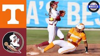 #15 Tennessee vs #6 Florida State Highlights | 2022 College Softball Highlights