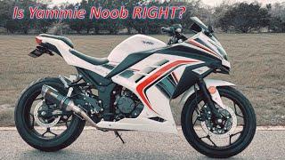 My Response to Yammie Noob's Review of the DB250 Chinese Motorcycle.