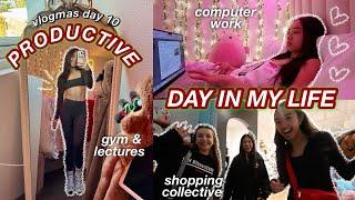 PRODUCTIVE DAY IN MY LIFE AT COLLEGE | Vlogmas Day 10