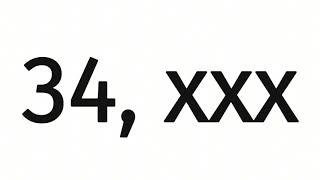 How to pronounce 34, xxx?(SORT OF CORRRECTLY...)