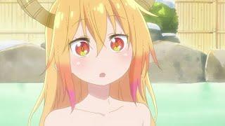 Tohru removed her maid outfit! | miss Kobayashi dragon maid Season-2 | Anime funny moments