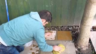 How To Point A Patio And Clean Indian Sandstone