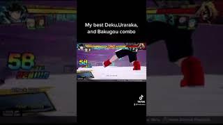 My best Deku, Uraraka, and Bakugou combo | My Hero One’s Justice 2