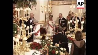 Norwegian royals at Camilla's first banquet as Duchess