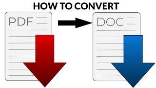How To Convert PDF to Editable Word document 2020