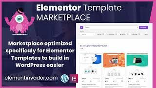 ElementInvader Elementor Template Kits Marketplace