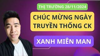 Chứng khoán hôm nay | Nhận định thị trường : ÔI DỜI ÔI, THỊ TRƯỜNG XANH MIÊN MAN trong ngày kỉ niệm