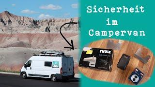 Sicherheit im Campervan - Einbruchschutz | Lainfeld Hecktürverriegelung | Kastenwagen Ausbau Vlog 4