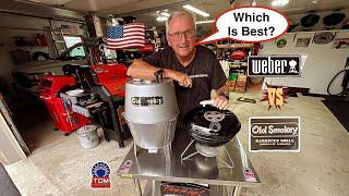 Weber Smokey Joe vs USA Made Old Smokey 14” Charcoal Grill! / Which is Best?