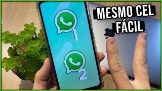 COMO TER DUAS CONTAS DE WHATSAPP NO MESMO CELULAR (2024)