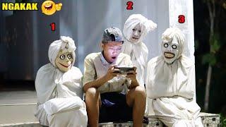 PRANK POCONG TERBAIK 2024 (LUCU & KOCAK) | TRIPLE GHOST PRANK 