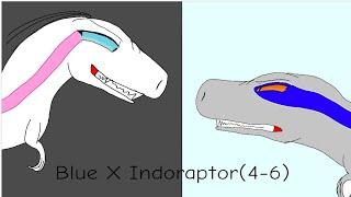 Blue X Indoraptor(4-6)