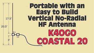 Easy to Build Vertical No-Radial HF Antenna