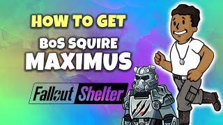 HOW TO UNLOCK MAXIMUS IN FALLOUT SHELTER | FALLOUT ON PRIME