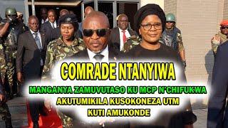 COMRADE NTANYIWA MANGANYA WATUMIDWA NDI MCP KUTI AVUTITSE UTM NDI CHILETSO CHA KHOTHI