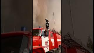 23 августа 2021 Саров. Верховой пожар.