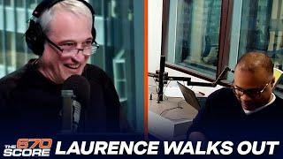 Caller's crazy take causes Laurence to walk out of studio | Bears | Bernstein & Holmes