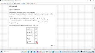 Matura Mai 2024 Mathematik (mit CASIO) - Teil 1