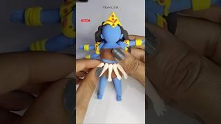 DIY Clay Kali Mata idol #shorts