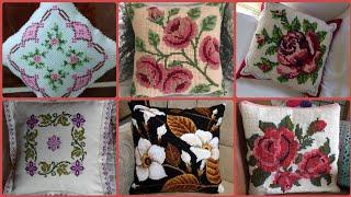 Amazing & Beautiful Cross Stitch Cushion Cover Designs Ideas #2025 #charsutikarhai