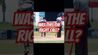 DID THE UMPIRE MAKE THE RIGHT CALL? #baseball