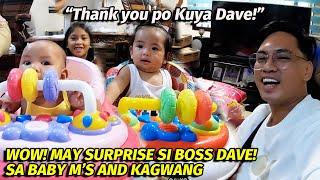 Boss Dave’s Surprise For Baby Kagwang and Baby M’s 