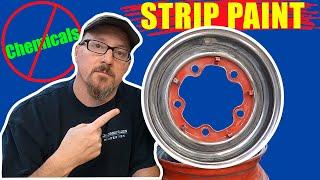 How to (STRIP Paint) without (CHEMICALS) !!!!! VW Beetle