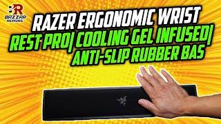#Razer Ergonomic Wrist Rest Pro| Cooling Gel Infused| Anti-Slip Rubber Base