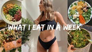 WHAT I EAT IN A WEEK! HEALTHY, EASY, FAST | Julia & Hunter Havens