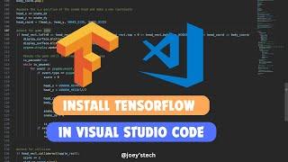 How to install Tensorflow in Visual Studio Code [2024] #tensorflow