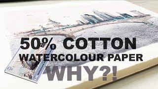 Paul Rubens 50% Cotton Watercolour Block | First Impressions + Painting Process