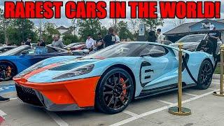 BILLIONAIRES Bring Out the RAREST CARS in the WORLD TO CAR SHOW! (Jaguar XJ220, Ford GT, + MORE!)