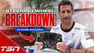 HOW AN F1 STEERING WHEEL WORKS FT. DANIEL RICCIARDO