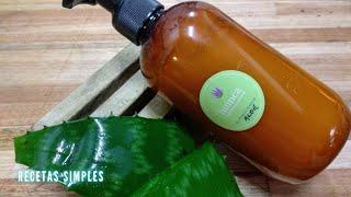 ACONDICIONADOR LIQUIDO DE ALOE VERA MUY BUENO ! // súper hidratante para el pelo // Recetas Simples