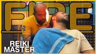 ASMR Intense Fire  Massage  and Unwanted Hair Removal by REIKI MASTER#asmr