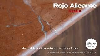 Transform your Kitchen with the Elegance of Alicante Red Marble