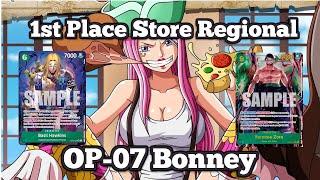 1ST PLACE Store Regional Bonney Deck | OP-07 | One Piece TCG