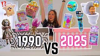 UNBOXING *1990’s VINTAGE* MYSTERY TOYS🪀 VS *2025 BRAND NEW RELEASES!*⁉️ (100+ SURPRISES!!🫢)