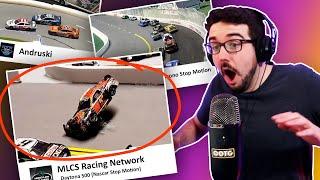 Most INSANE Crashes I've Ever Seen! | Reacting to NASCAR Stop Motions in 2024