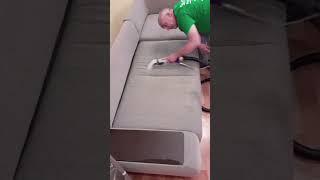 Химчистка дивана с подушками