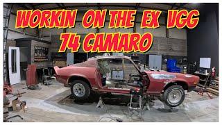 Workin on the Ex Vice Grip Garage 74 Camaro