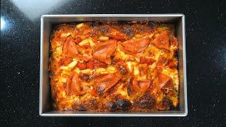 Hawaiian Detroit-Style Pizza At Home