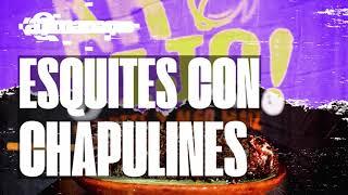 Prueba los esquites con chapulines en #Puebla