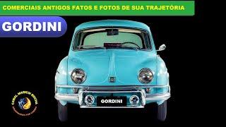 GORDINI: Old Commercials Facts and Photos of His Trajectory